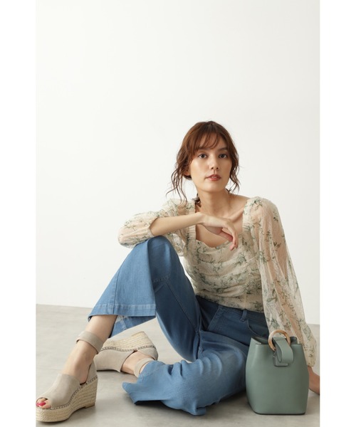 JILL STUART(ジルスチュアート)の「◆【WEB限定サイズ:4】ナタリーデニムパンツ(デニムパンツ・レディース・グレー/ブルー・0/2/4)」の6枚目の写真