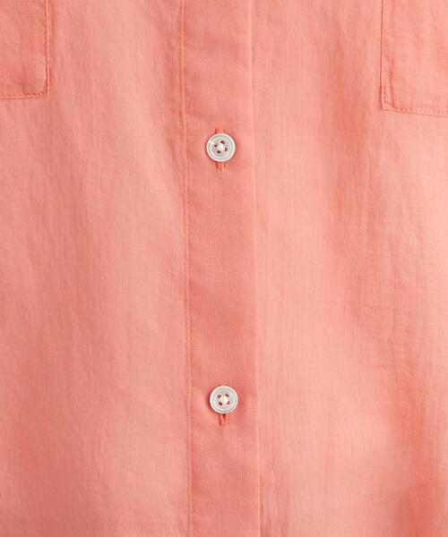 green label relaxing（グリーンレーベルリラクシング）の「SC コットン ボイル バンドカラー シャツ（シャツ/ブラウス・レディース・ライトブルー/ピンク/ライム/モカ・FREE）」の21枚目の写真