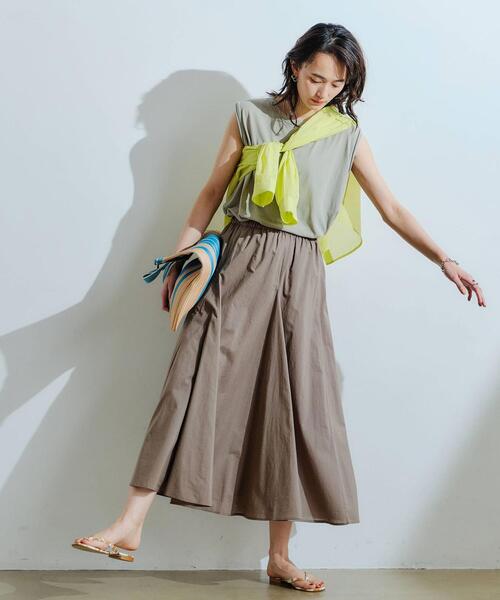 green label relaxing（グリーンレーベルリラクシング）の「SC コットン ボイル バンドカラー シャツ（シャツ/ブラウス・レディース・ライトブルー/ピンク/ライム/モカ・FREE）」の20枚目の写真