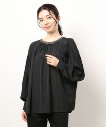 Green　Parks | ギャザー配色チュニック＊＊(Tシャツ/カットソー)