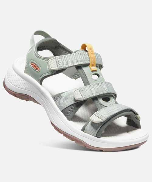 KEEN（キーン）の「ASTORIA WEST OPEN TOE / アストリア ウエスト オープン トゥ / レディース サンダル（サンダル・レディース・グレー×ホワイト・22.5cm/25.5cm/26cm/24.5cm/25cm/24cm/23cm/23.5cm）」の7枚目の写真