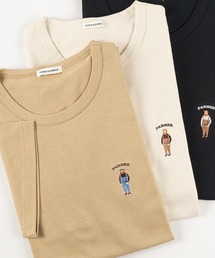 make a ray!（メイク ア レイ！）の「FARMER ワンポイント 刺繍 クルーネックTシャツ（Tシャツ/カットソー・メンズ）」