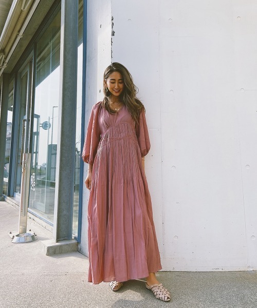 ロングシフォンワンピース ワンピース Esutoreja エストレジャ のファッション通販 Zozotown