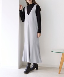 【cheriella】深Vネックカットソーマーメイドワンピース