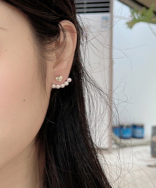LA VORAGINE(ラ ヴォラジネ)の「ポスト:925シルバー パールピアス(ピアス(両耳用)・レディース・その他27/A/B/C/D・FREE)」の6枚目の写真