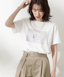 N.（N. Natural Beauty Basic） | ◆フォトプリントＴシャツ(Tシャツ/カットソー)