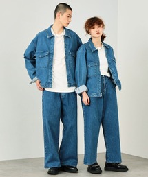 EDWIN | 【ZOZO限定商品】 セットアップ　（デニムジャケット＋ワイドパンツ）(セットアップ)