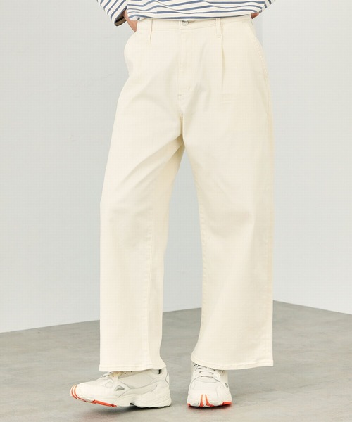 EDWIN（エドウィン）の「【ZOZO限定商品】 セットアップ　（デニムジャケット＋ワイドパンツ）（セットアップ・メンズ・ホワイト/ブラック/インディゴブルー・MEDIUM/LARGE）」の4枚目の写真