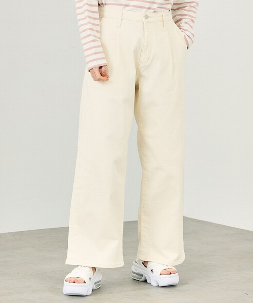 EDWIN（エドウィン）の「【ZOZO限定商品】 セットアップ　（デニムジャケット＋ワイドパンツ）（セットアップ・メンズ・ホワイト/ブラック/インディゴブルー・MEDIUM/LARGE）」の5枚目の写真