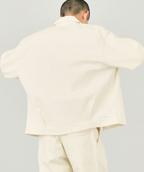 EDWIN（エドウィン）の「【ZOZO限定商品】 セットアップ　（デニムジャケット＋ワイドパンツ）（セットアップ・メンズ・ホワイト/ブラック/インディゴブルー・MEDIUM/LARGE）」の6枚目の写真