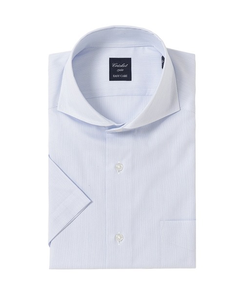 セール クリケット1960 Cricket 1960 Coolmax生地使用 ドビー織り無地 カッタウェイカラー 半袖シャツ シャツ ブラウス Cricket クリケット のファッション通販 Zozotown
