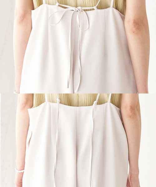 ROPE' PICNIC（ロペピクニック）の「Wストラップオールインワン（つなぎ/オールインワン・レディース・ブラック/ブラウン/ベージュ系その他2・38/36）」の7枚目の写真