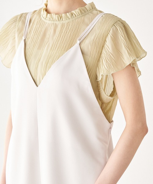 ROPE' PICNIC（ロペピクニック）の「Wストラップオールインワン（つなぎ/オールインワン・レディース・ブラック/ブラウン/ベージュ系その他2・38/36）」の8枚目の写真