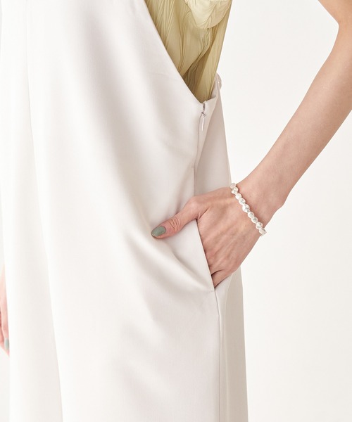 ROPE' PICNIC（ロペピクニック）の「Wストラップオールインワン（つなぎ/オールインワン・レディース・ブラック/ブラウン/ベージュ系その他2・38/36）」の9枚目の写真