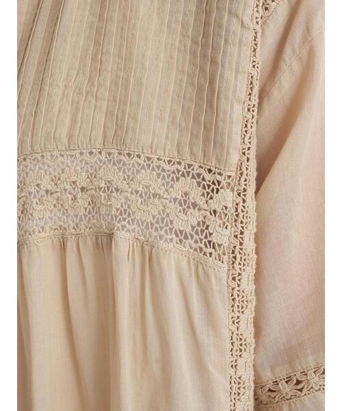 earth music&ecology（アースミュージックアンドエコロジー）の「ピンタックレースワンピース ＊（ワンピース・レディース・オフホワイト/サックスブルー/ベージュ/ブラック・FREE）」の20枚目の写真