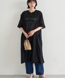 earth music&ecology | ピンタックレースワンピース ＊＊(ワンピース)