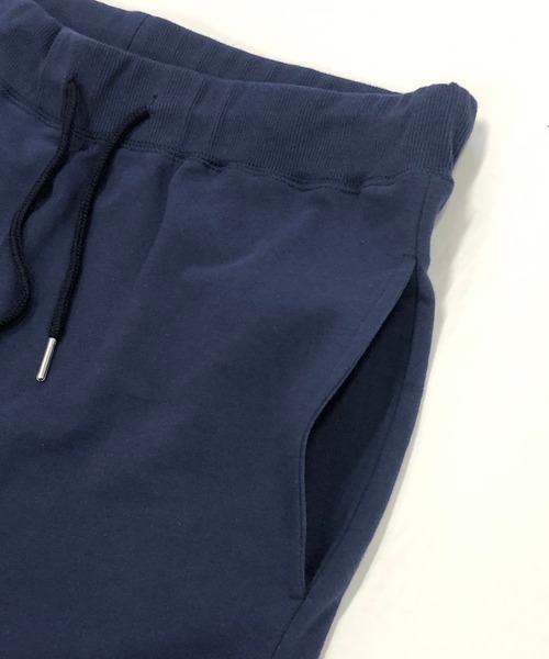 London Denim(ロンドンデニム)の「ミニ裏毛 リラックス イージー ショートパンツ(スウェットパンツ・メンズ・ホワイト/ブラック/ベージュ/ネイビー/レッド/カーキ・48/50)」の12枚目の写真