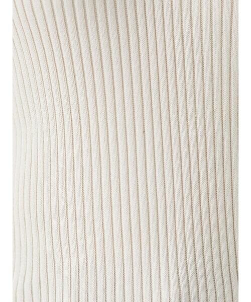 Sugar spoon（シュガースプーン）の「・SUGAR SPOON 2wayリブニットタンク＊（タンクトップ・レディース・チャコールグレー/パープル/オレンジ/アイボリー/モカ/ブルーグリーン・FREE）」の15枚目の写真