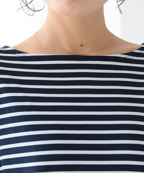 B:MING by BEAMS(ビーミングバイビームス)の「B:MING by BEAMS / ボーダー ロングスリーブ Tシャツ 21AW(Tシャツ/カットソー・レディース・ホワイト系/ホワイト系1/ネイビー系・ONE SIZE)」の15枚目の写真