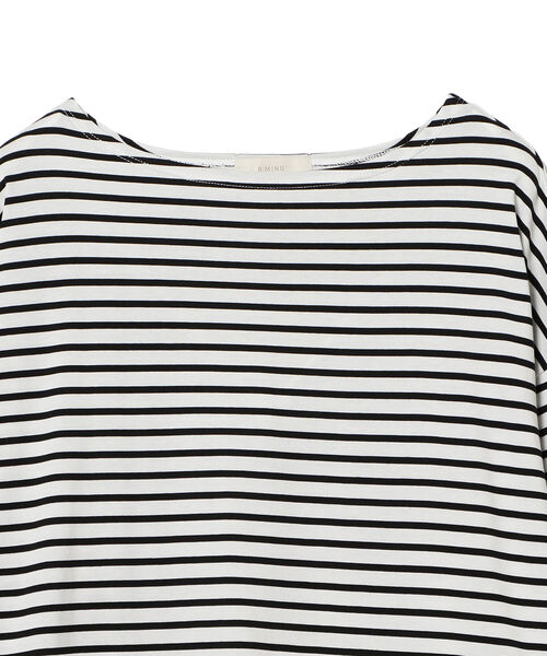 B:MING by BEAMS(ビーミングバイビームス)の「B:MING by BEAMS / ボーダー ロングスリーブ Tシャツ 21AW(Tシャツ/カットソー・レディース・ホワイト系/ホワイト系1/ネイビー系・ONE SIZE)」の19枚目の写真