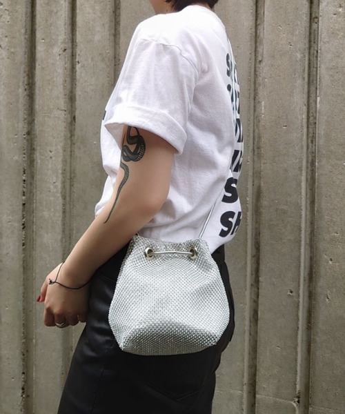 MANGROVE（マングローブ）の「メタルチェーンショルダーバック（ショルダーバッグ・レディース・ブラック/ゴールド/シルバー・FREE）」の7枚目の写真