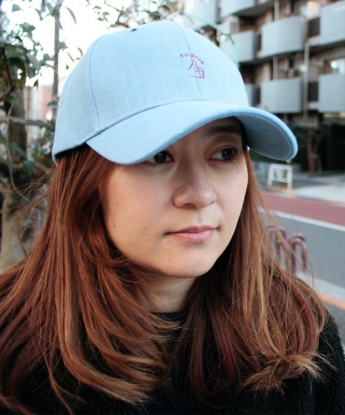 River Up Denim Hand Sign Cap リバーアップ デニムハンドサイン キャップ キャップ River Up リバーアップ の ファッション通販 Zozotown