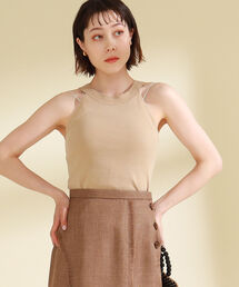 Ray BEAMS | Ray BEAMS High Basic / ホルターネック タンクトップ(タンクトップ)