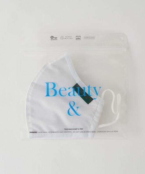 BEAUTY&YOUTH UNITED ARROWS（ビューティーアンドユースユナイテッドアローズ）の「BY SOUVENIR B&Y COOL マスク（マスク・メンズ・ホワイト/ブラック・FREE）」の2枚目の写真