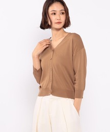 MEW'S REFINED CLOTHES | 接触冷感Vネックカーディガン(カーディガン/ボレロ)