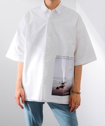 【Adoon plain】プリントシャツ