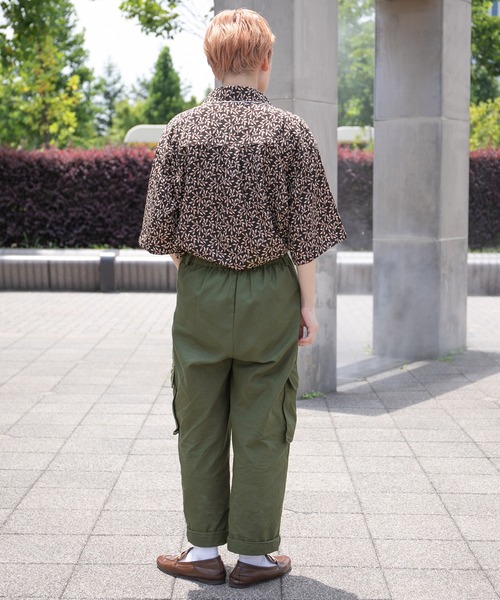 kutir（クティール）の「丸襟ピコレース柄ブラウス（シャツ/ブラウス・レディース・チャコールグレー/ダークブラウン/ネイビー・FREE）」の14枚目の写真