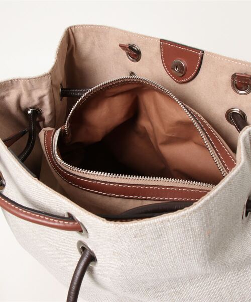 PAOLA NUTTI  （パオラヌッティ）の「【PAOLA NUTTI】コードトートM（トートバッグ・レディース・ベージュ/ブラウン・FREE）」の3枚目の写真