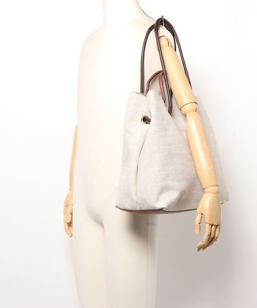 PAOLA NUTTI  （パオラヌッティ）の「【PAOLA NUTTI】コードトートM（トートバッグ・レディース・ベージュ/ブラウン・FREE）」の7枚目の写真