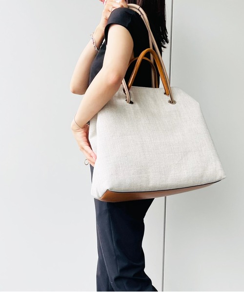 PAOLA NUTTI  （パオラヌッティ）の「【PAOLA NUTTI】コードトートM（トートバッグ・レディース・ベージュ/ブラウン・FREE）」の9枚目の写真