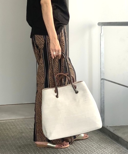 PAOLA NUTTI  （パオラヌッティ）の「【PAOLA NUTTI】コードトートM（トートバッグ・レディース・ベージュ/ブラウン・FREE）」の15枚目の写真