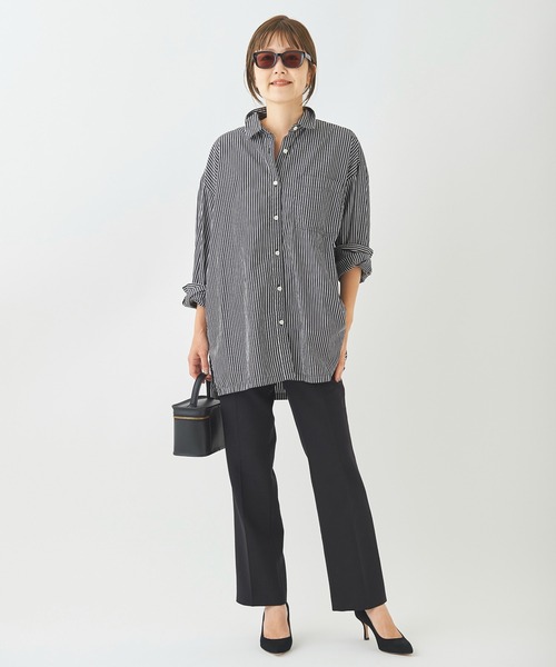 plage（プラージュ）の「semi flare スラックス◆（その他パンツ・レディース・ブラック/キャメル・38/36/34）」の18枚目の写真