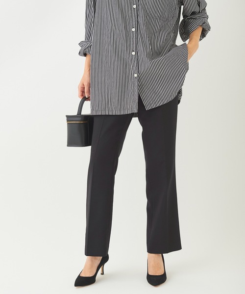 plage（プラージュ）の「semi flare スラックス◆（その他パンツ・レディース・ブラック/キャメル・38/36/34）」の20枚目の写真