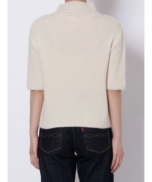 Ungrid（アングリッド）の「ハイネックハーフスリーブニット（ニット/セーター・レディース・アイボリー/ブラック/モカ・FREE）」の18枚目の写真