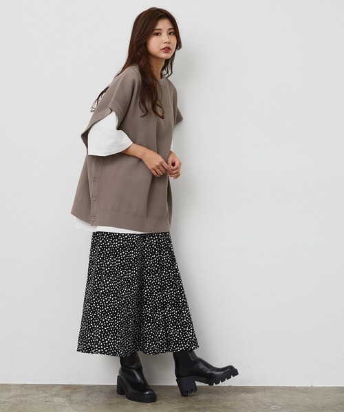 JUNRED(ジュンレッド)の「サイドボタンルーズベスト(ベスト・メンズ・ブラック/ライトグリーン/ベージュ系その他・M/L)」の16枚目の写真