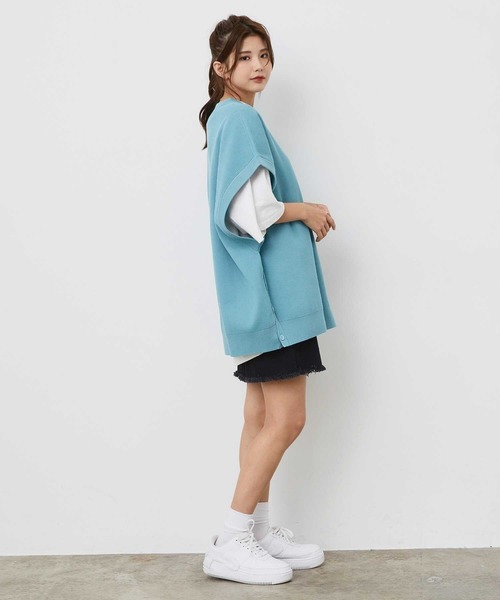 JUNRED(ジュンレッド)の「サイドボタンルーズベスト(ベスト・メンズ・ブラック/ライトグリーン/ベージュ系その他・M/L)」の20枚目の写真