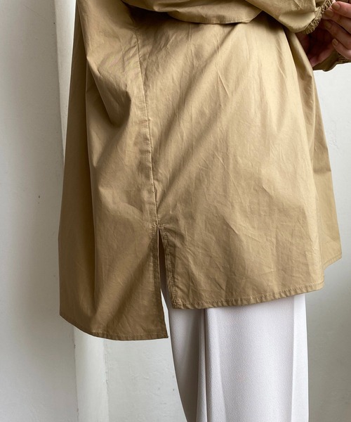 CAPRICIEUX LE'MAGE(カプリシューレマージュ)の「フリルスタンドカラーシャツ(シャツ/ブラウス・レディース・ホワイト/チャコールグレー/ベージュ・FREE)」の11枚目の写真