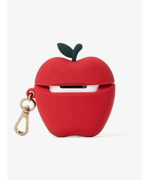 kate spade new york(ケイトスペード ニューヨーク)の「オン ア ロール シリコン アップル エアポッド ケース(スマホグッズ・レディース・レッド・ONESIZE)」の3枚目の写真