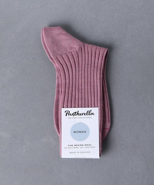 Pantherella(パンセレラ)の「<PANTHERELLA(パンセレラ)>W/NY ソックス(ソックス/靴下・レディース・ホワイト/ライトブルー/モカ/ライトピンク・FREE)」の1枚目の写真