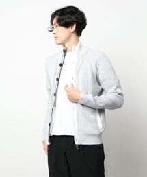 HIDEAWAYS NICOLE | スタンドリブニットブルゾン(カーディガン/ボレロ)