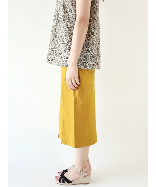 Te chichi（テチチ）の「綿麻アウトポケットタイトスカート（スカート・レディース・ネイビー/カーキ/イエロー・SMALL/MEDIUM）」の13枚目の写真