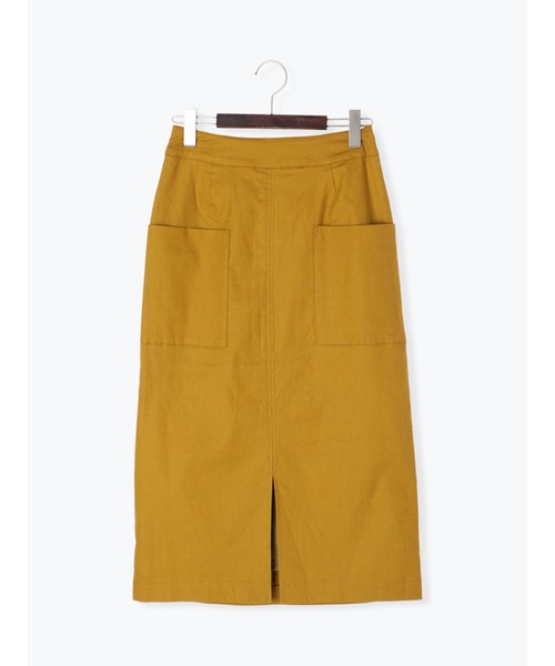 Te chichi（テチチ）の「綿麻アウトポケットタイトスカート（スカート・レディース・ネイビー/カーキ/イエロー・SMALL/MEDIUM）」の19枚目の写真