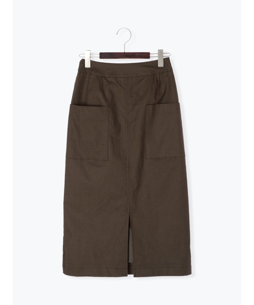 Te chichi（テチチ）の「綿麻アウトポケットタイトスカート（スカート・レディース・ネイビー/カーキ/イエロー・SMALL/MEDIUM）」の18枚目の写真