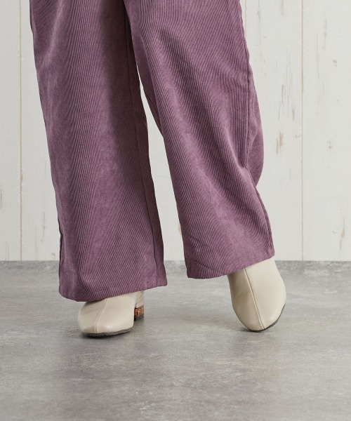 JELLY BEANS（ジェリービーンズ）の「クリアコンビヒールストレッチショートブーツ(214-40208)JELLY BEANS(ジェリービーンズ)（ブーツ・レディース・ブラック/アイボリー/ダークブラウン・S/M/L/LL）」の22枚目の写真