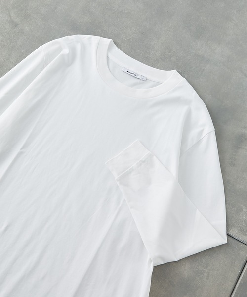 COLONY 2139（コロニートゥーワンスリーナイン）の「【SMART COLLECTION】《抗菌》スマートBIG長袖Tシャツ（Tシャツ/カットソー・メンズ・ホワイト/ブラック/ネイビー/ブラウン・MEDIUM/LARGE/X-LARGE）」の2枚目の写真