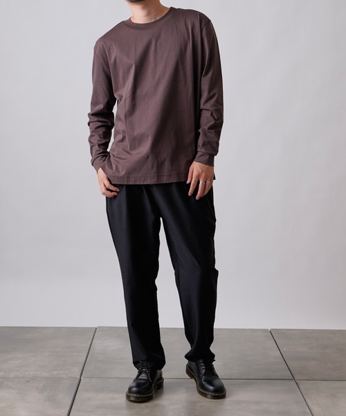 COLONY 2139（コロニートゥーワンスリーナイン）の「【SMART COLLECTION】《抗菌》スマートBIG長袖Tシャツ（Tシャツ/カットソー・メンズ・ホワイト/ブラック/ネイビー/ブラウン・MEDIUM/LARGE/X-LARGE）」の11枚目の写真